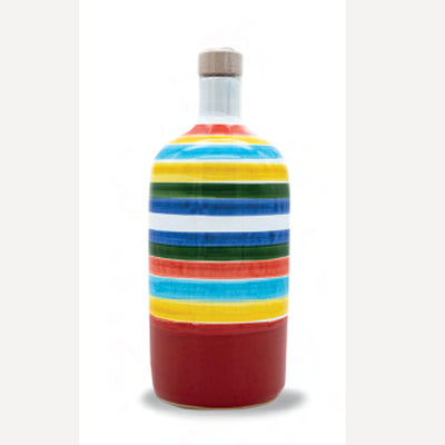 Olivenöl in einer Keramikflasche, Serie DEMETRA, made in Italy