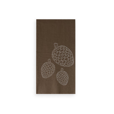 Papierservietten braun, "Zapfen"