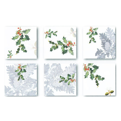 6 Tischsets und 6 Servietten "Ilex"