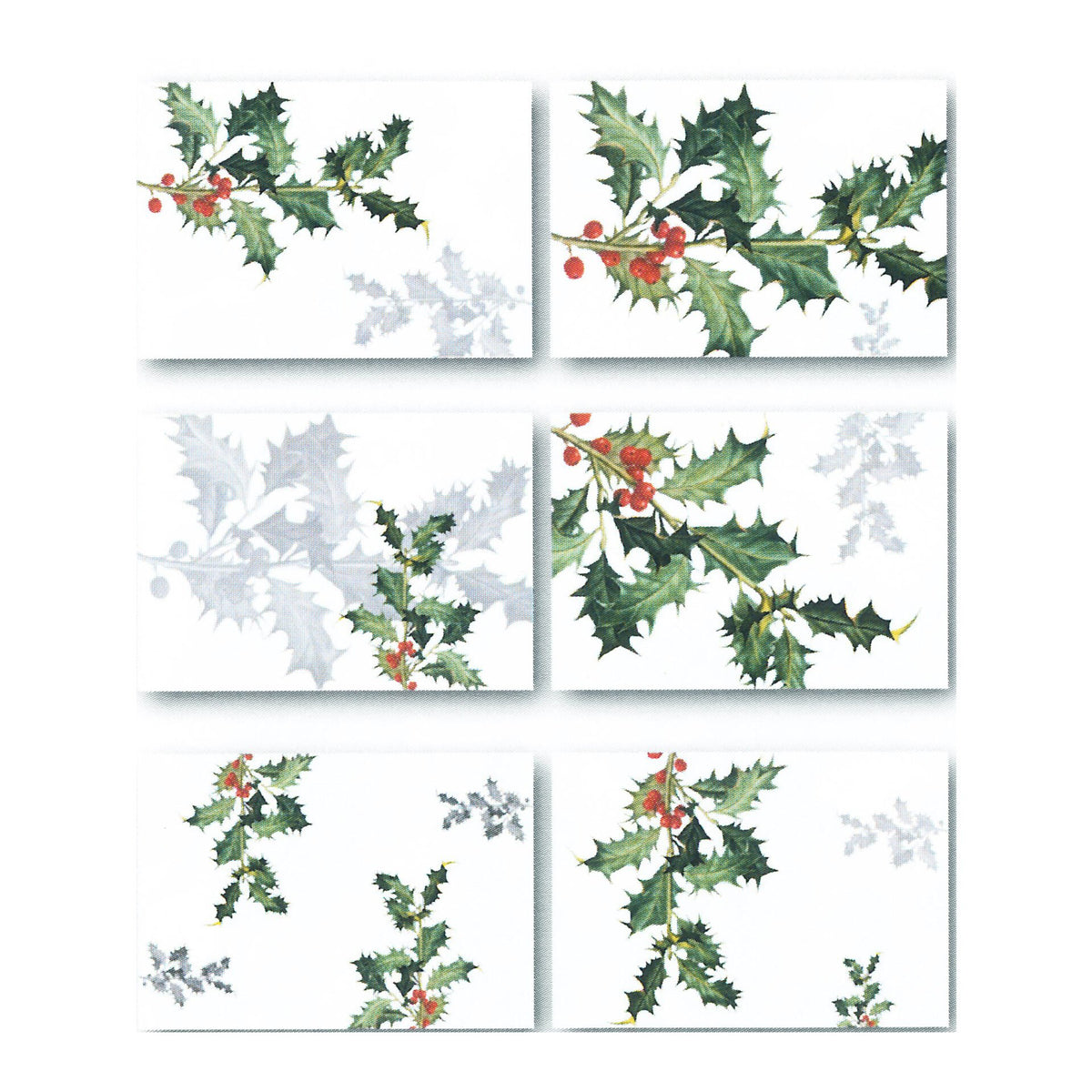 6 Tischsets und 6 Servietten "Ilex"