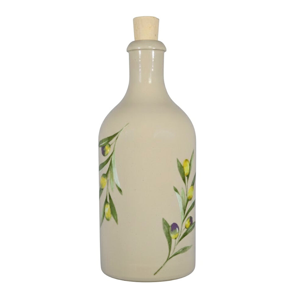 Keramikflasche für Olivenöl "Olive"