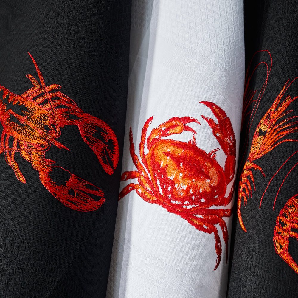 Geschirrtuch "Prawns schwarz"