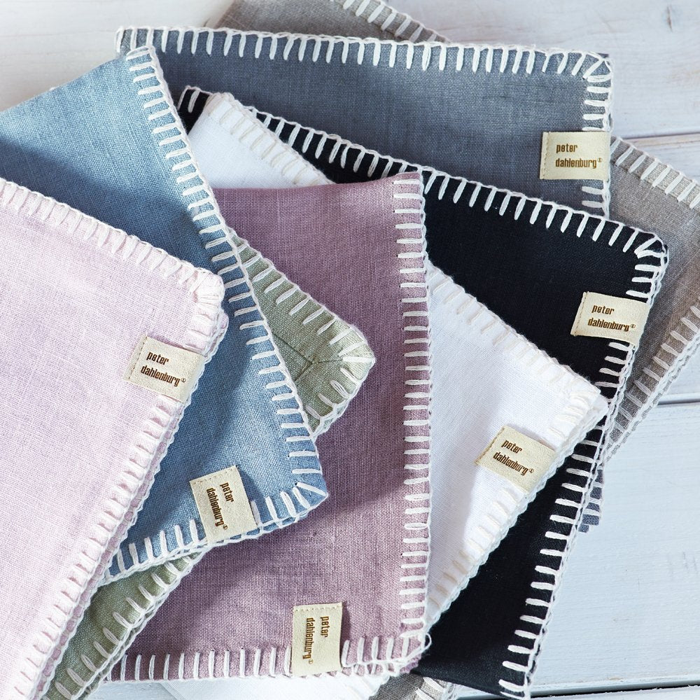 Tischset, Leinen, blush-rose