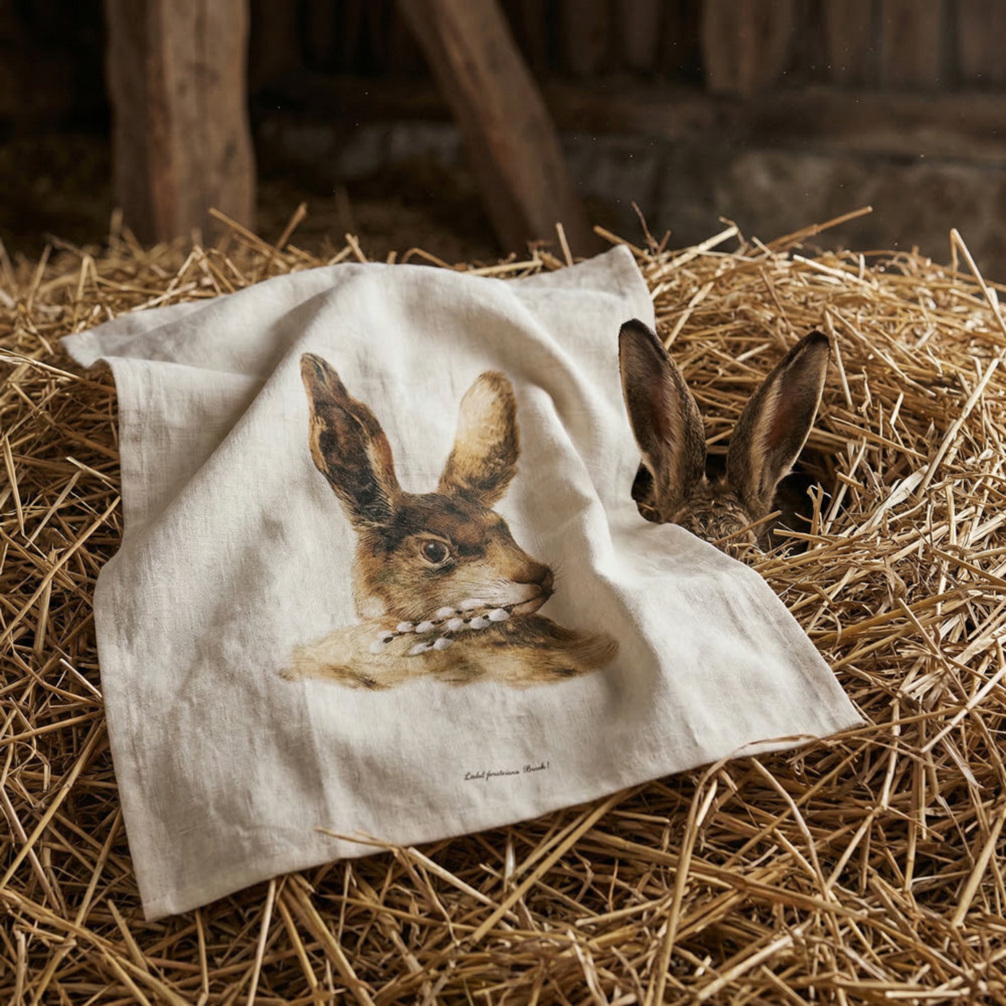 Geschirrtuch "Verträumter Hase"