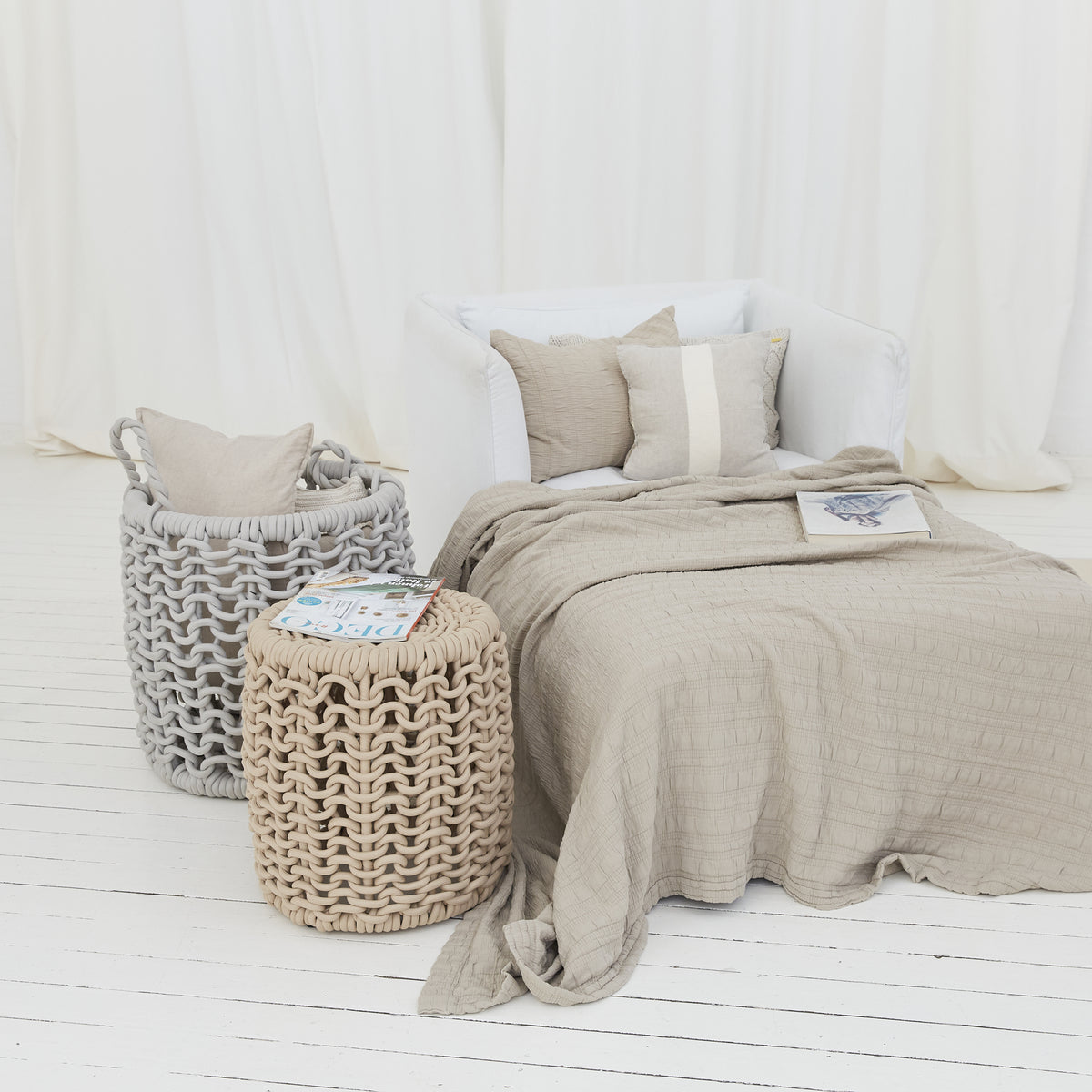 Strickkorb| Grau