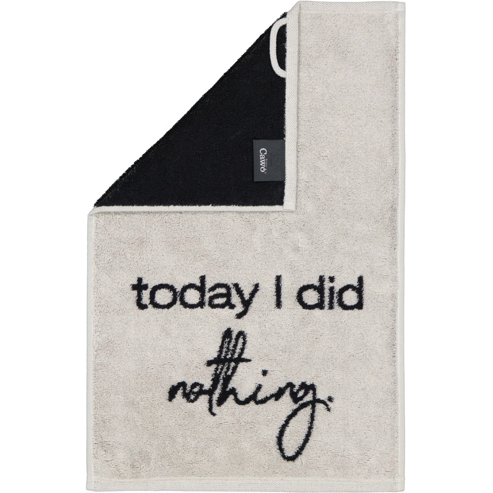Gästetuch "today I did nothing" 