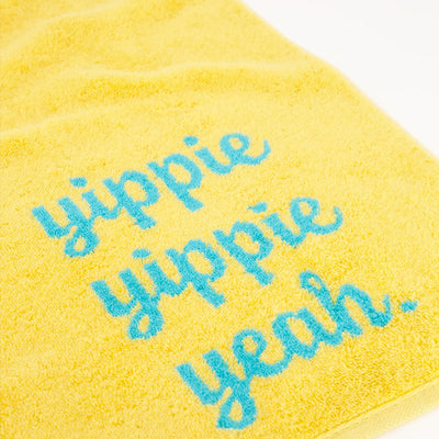 Gästetuch "yippie yippie yeah." 