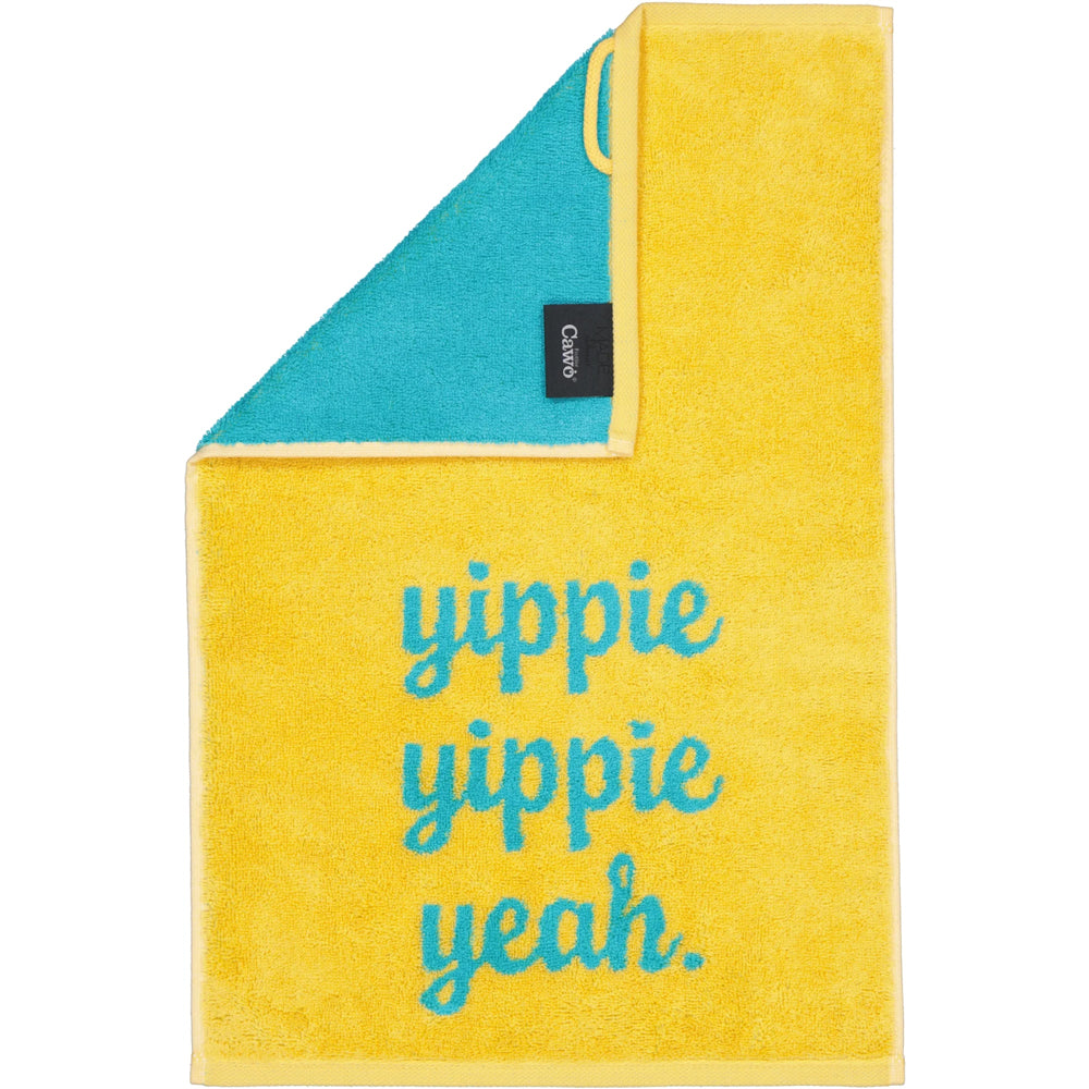 Gästetuch "yippie yippie yeah." 